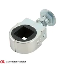 Záves nastaviteľný M22 na upnutie štvorhranu 40x40mm Záves nastaviteľný M22 na upnutie štvorhranu 40x40mm